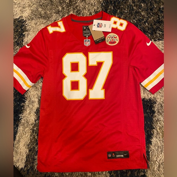 NFL Other - NWT KansasCity Cheifs NFL on field jersey, men’s small, #87 Kelce